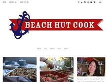 Tablet Screenshot of beachhutcook.com